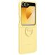 Защитный чехол Silicone Case (FF) для Samsung Galaxy Flip 6 (EF-PF741TYEGUA) - Yellow. Фото 1 из 6
