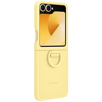 Защитный чехол Silicone Case (FF) для Samsung Galaxy Flip 6 (EF-PF741TYEGUA) - Yellow