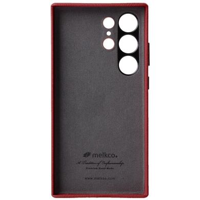 Шкіряний чохол MELKCO Classic Case для Samsung Galaxy S24 Ultra (S928) - Red
