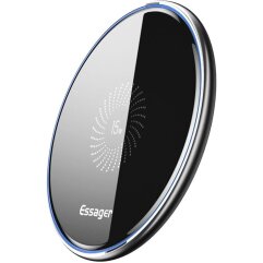 Бездротовий зарядний пристрій ESSAGER Mirror Series (15W) - Black