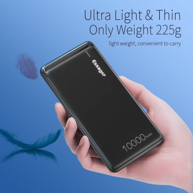 Внешний аккумулятор ESSAGER Portable Power Bank (10000mAh) - Black