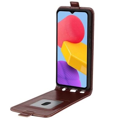 Чохол Deexe Flip Case для Samsung Galaxy M13 (M135) - Brown