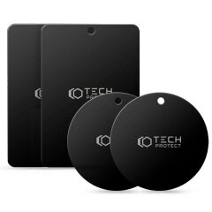 Комплект магнитных пластин (4шт) Tech-Protect Metal Plate Magnetic - Black