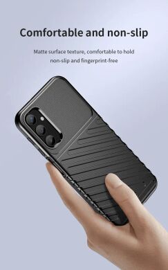 Защитный чехол Deexe Thunder Series для Samsung Galaxy A25 (A256) - Black