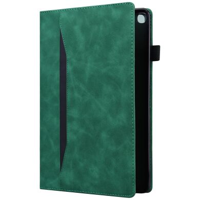 Чехол Deexe Business Style для Samsung Galaxy Tab A9 / Tab A11 (Х130/135/X110/115) - Green