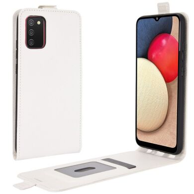 Чохол Deexe Flip Case для Samsung Galaxy A02s (A025) - White