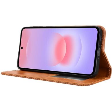 Чехол Deexe Retro Style для Samsung Galaxy A37 (A376) - Brown