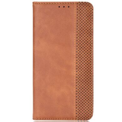 Чехол Deexe Retro Style для Samsung Galaxy A37 (A376) - Brown