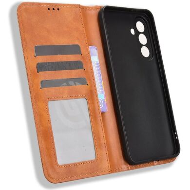 Чехол Deexe Retro Style для Samsung Galaxy A37 (A376) - Brown
