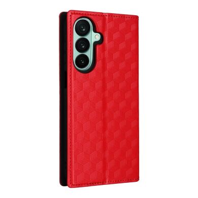 Чехол Deexe Rhombus Book для Samsung Galaxy A27 (A276) - Red