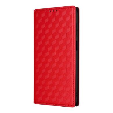 Чехол Deexe Rhombus Book для Samsung Galaxy A27 (A276) - Red