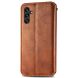 Чохол Deexe Rhombus Wallet для Samsung Galaxy A13 5G (A136) / A04s (A047) - Brown