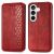Чехол Deexe Rhombus Wallet для Samsung Galaxy A37 (A376) - Red