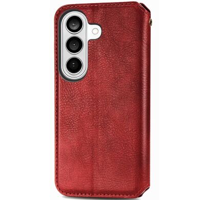 Чехол Deexe Rhombus Wallet для Samsung Galaxy A37 (A376) - Red