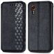 Чехол Deexe Rhombus Wallet для Samsung Galaxy Xcover 7 (G556) - Black. Фото 1 из 11