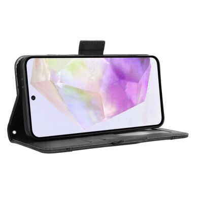 Чехол Deexe Wallet Stand для Samsung Galaxy A36 (A366) - Black