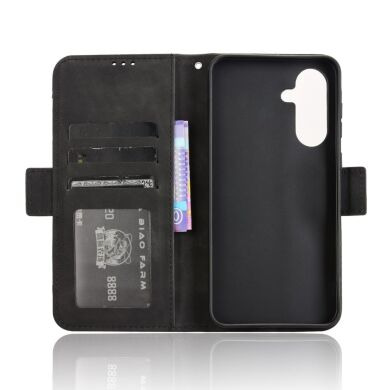 Чехол Deexe Wallet Stand для Samsung Galaxy A36 (A366) - Black