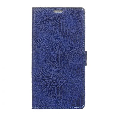 Чехол для Deexe Crocodile Style для Samsung Galaxy J4 2018 (J400) - Blue