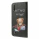 Чехол-книжка Deexe Color Wallet для Samsung Galaxy M10 (M105) - Angry Bear and Warning Words. Фото 3 из 9