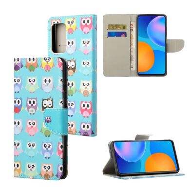 Чехол-книжка Deexe Color Wallet для Samsung Galaxy M52 (M526) - Cute Owls