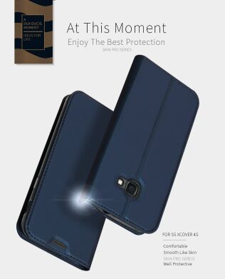 Чехол-книжка DUX DUCIS Skin Pro для Samsung Galaxy Xcover 4s (G398) - Dark Blue