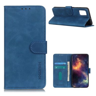 Чехол-книжка KHAZNEH Retro Wallet для Samsung Galaxy A52 (A525) / A52s (A528) - Blue