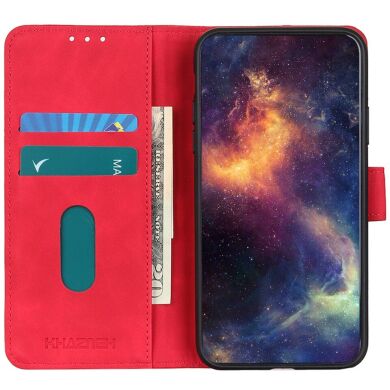 Чохол-книжка KHAZNEH Retro Wallet для Samsung Galaxy S26 Plus - Red