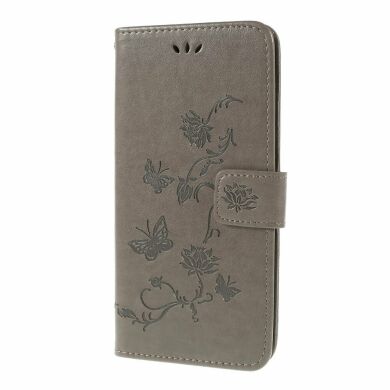 Чехол-книжка UniCase Flower Pattern для Samsung Galaxy A10 (A105) - Grey