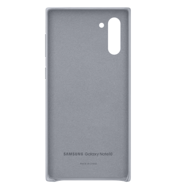 Чехол Leather Cover для Samsung Galaxy Note 10 (N970) EF-VN970LJEGRU - Gray