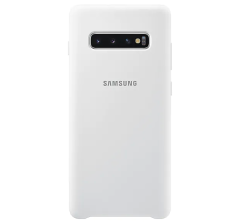 Чехол Silicone Cover для Samsung Galaxy S10 Plus (G975) EF-PG975TWEGRU - White