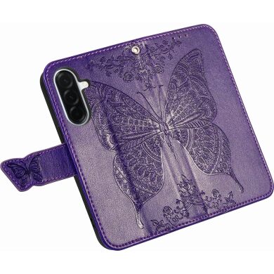 Чохол UniCase Butterfly Pattern для Samsung Galaxy A27 (A276) - Dark Purple