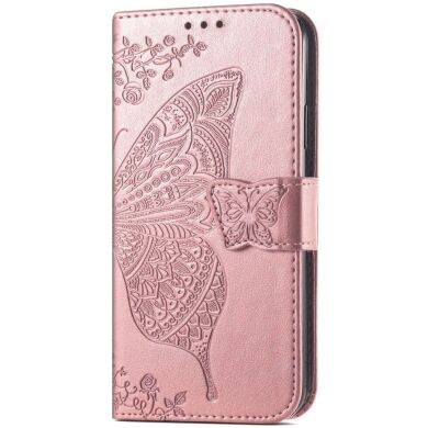 Чехол UniCase Butterfly Pattern для Samsung Galaxy A53 (A536) - Rose Gold