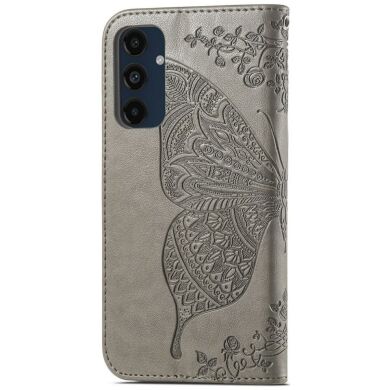 Чохол UniCase Butterfly Pattern для Samsung Galaxy S24 FE (S721) - Grey