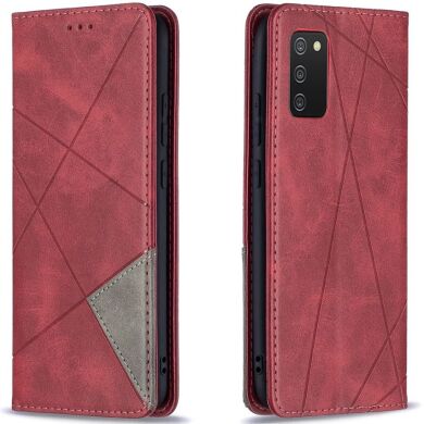 Чехол UniCase Geometric Pattern для Samsung Galaxy A02s (A025) - Red