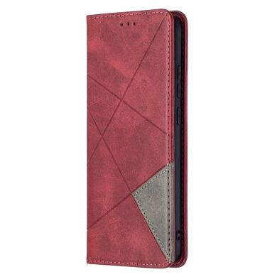 Чехол UniCase Geometric Pattern для Samsung Galaxy A02s (A025) - Red