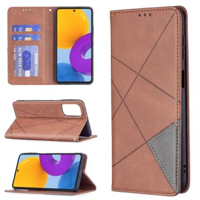 Чохол UniCase Geometric Pattern для Samsung Galaxy M52 (M526) - Coffee