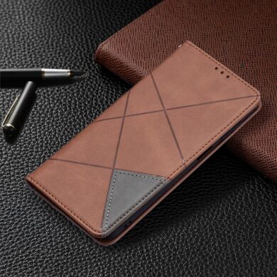 Чехол UniCase Geometric Pattern для Samsung Galaxy M52 (M526) - Coffee