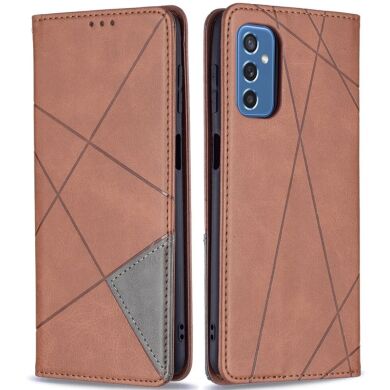 Чохол UniCase Geometric Pattern для Samsung Galaxy M52 (M526) - Coffee