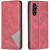 Чехол UniCase Geometric Pattern для Samsung Galaxy S25 FE (S731) - Red