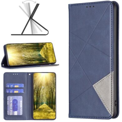 Чохол UniCase Geometric Pattern для Samsung Galaxy S26 Plus - Blue