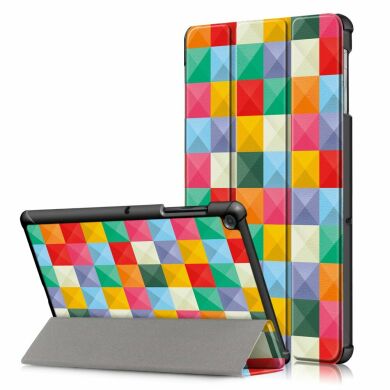 Чохол UniCase Life Style для Samsung Galaxy Tab S5e 10.1 (T720.725) - Colorful Triangles Grids