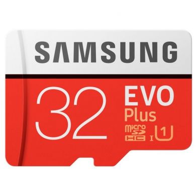 Карта памяти MicroSD Samsung 32GB 10 class EVO PLUS UHS-I + адаптер (MB-MC32GA/RU)