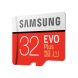 Карта памяти MicroSD Samsung 32GB 10 class EVO PLUS UHS-I + адаптер (MB-MC32GA/RU). Фото 2 из 7