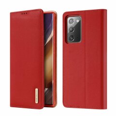 Кожаный чехол DUX DUCIS Wish Series для Samsung Galaxy Note 20 (N980) - Red
