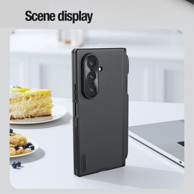 Пластиковый чехол NILLKIN Frosted Shield (S Pen) для Samsung Galaxy Fold 7 - Black
