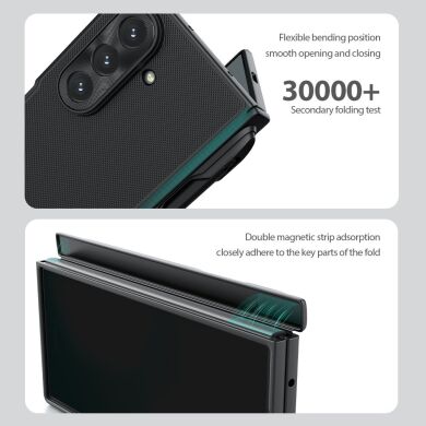 Пластиковый чехол NILLKIN Frosted Shield (S Pen) для Samsung Galaxy Fold 7 - Black