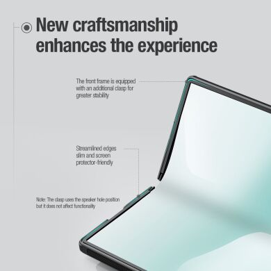 Пластиковый чехол NILLKIN Frosted Shield (S Pen) для Samsung Galaxy Fold 7 - Black
