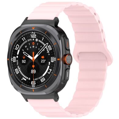 Ремешок Deexe Magnetic Band для Samsung Galaxy Watch Ultra (47mm) - Pink