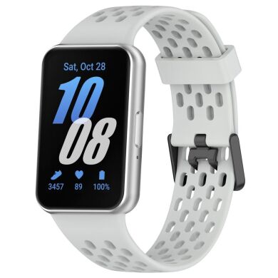 Ремешок Deexe Ocean Strap для Samsung Galaxy Fit 3 - Light Grey