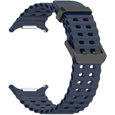 Ремінець Deexe Ocean Strap для Samsung Galaxy Watch Ultra (47mm) - Midnight Blue
